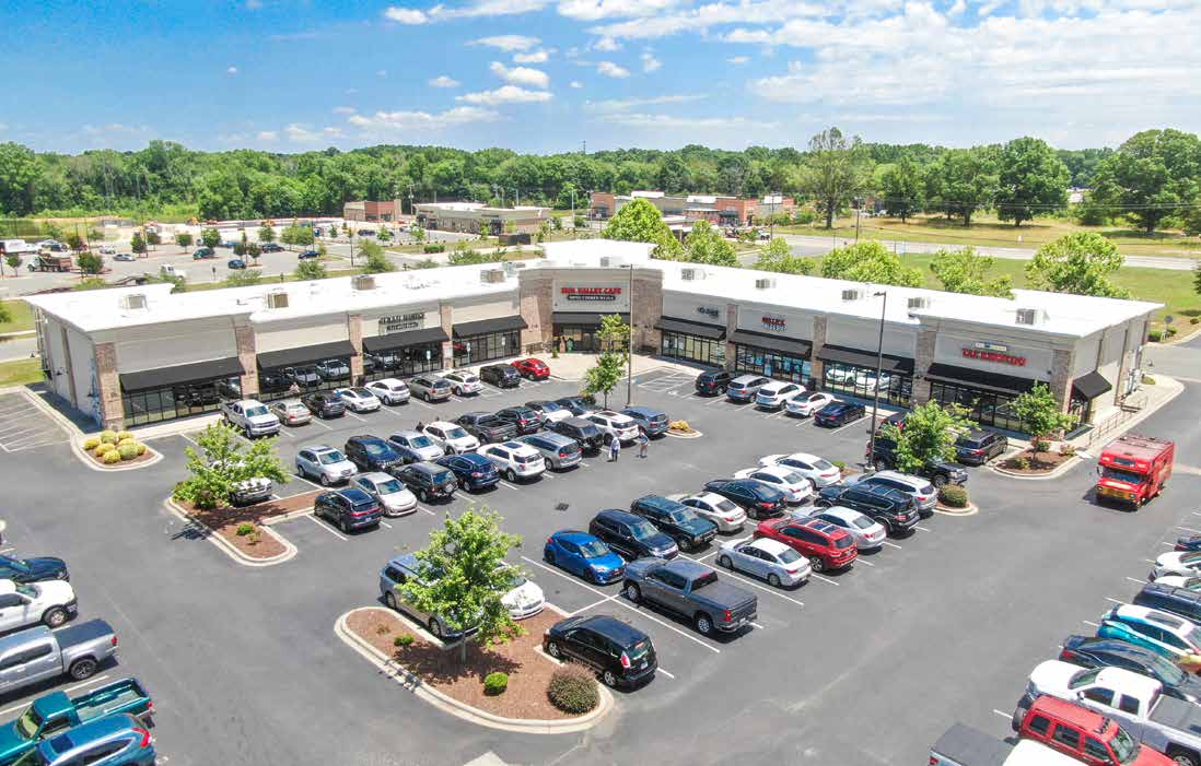 Sun Valley Commons shopping center in Indian Trail, North Carolina, pictured in its 2021 offering memorandum.